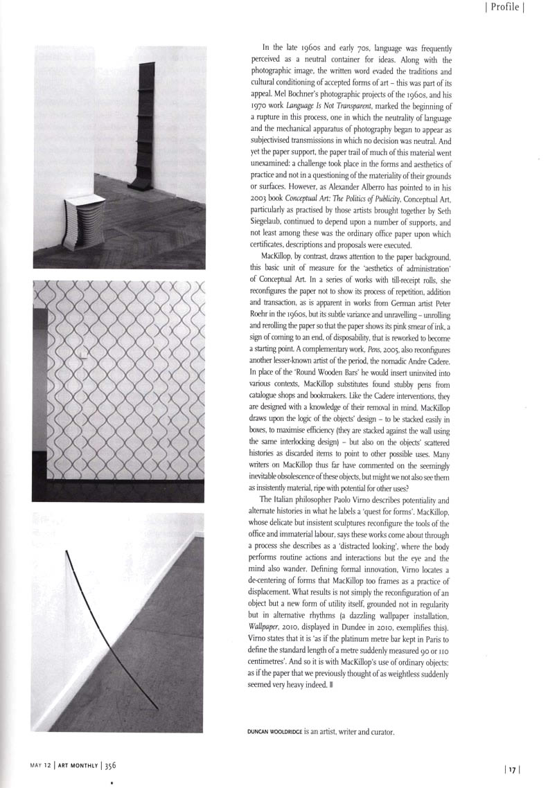 the second art of an article by Sara MacKillop
